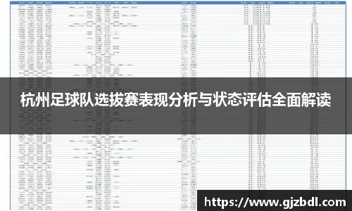 杭州足球队选拔赛表现分析与状态评估全面解读